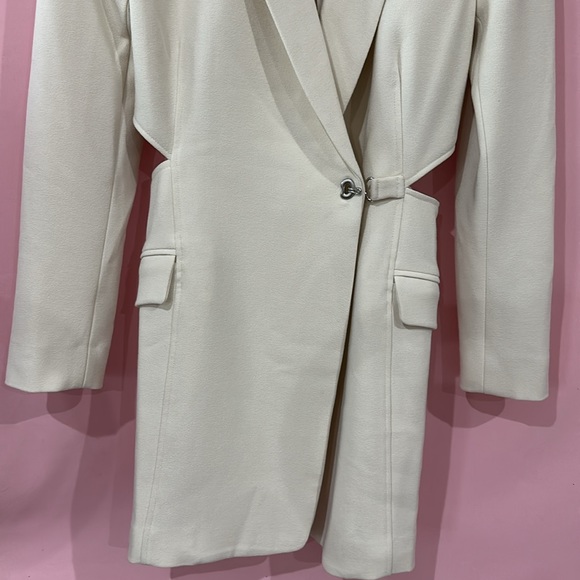 Jonathan Simkhai Jada Cut-Out Mini Blazer Dress- Sz 4 - Picture 6 of 15